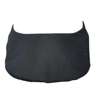 No Headache Visor Black One Size Fitted Wrapped Band Sports Sun Beach Golf Hat